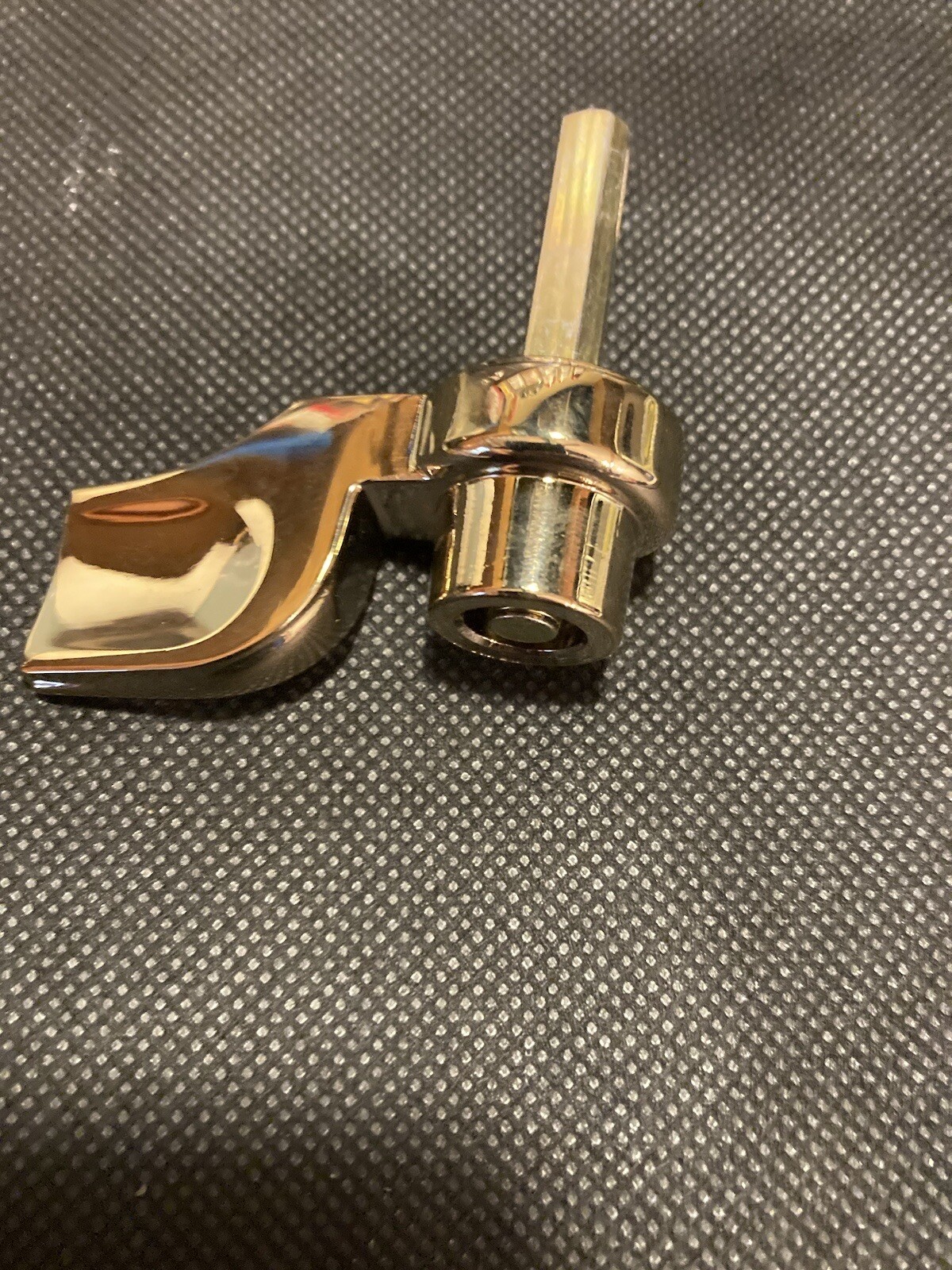 Pella Sliding Patio Door thumb turn knob GENUINE Brass with White finish.