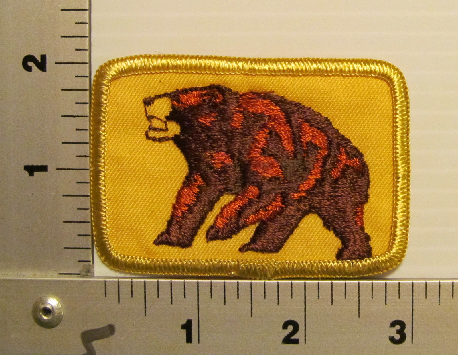 1970's / 1980's BROWN BEAR VINTAGE PATCH