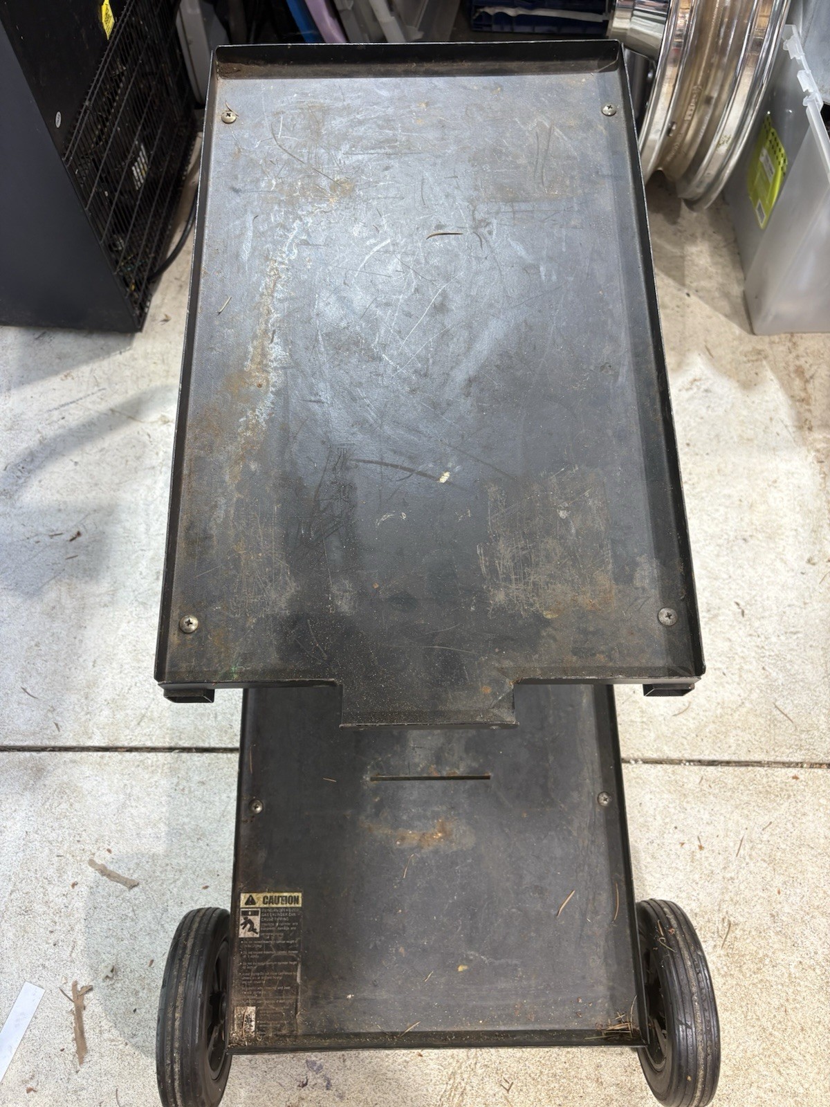 welding cart wheels