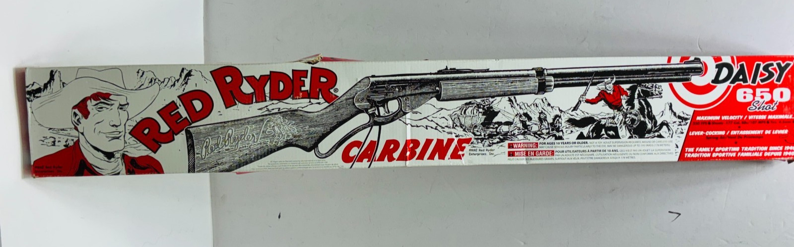 Red Ryder Daisy Carbine BB Gun 650 Shot .177 Cal Lever Action Rifle NOB