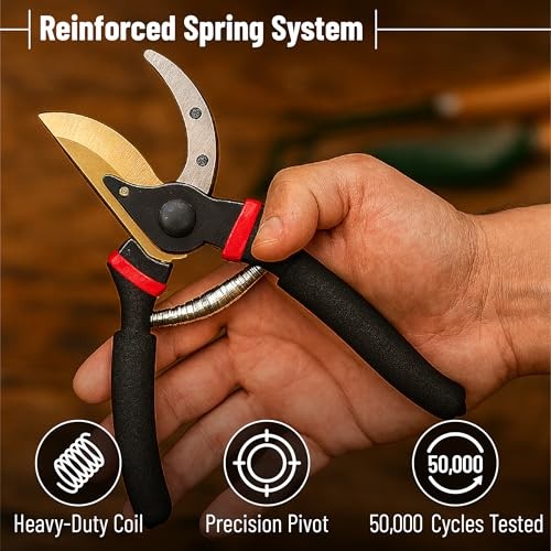 Mr. Pen- Pruning Shears, Garden Shears, 8" Professional, Titanium Blade, Gard...