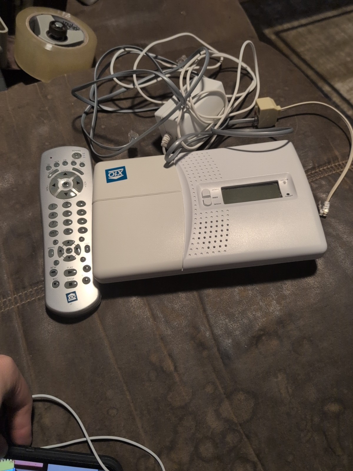 X-10 SecuriLINK Consoles SC12A  / REMOTE  / POWER /Cord Untested No Returns