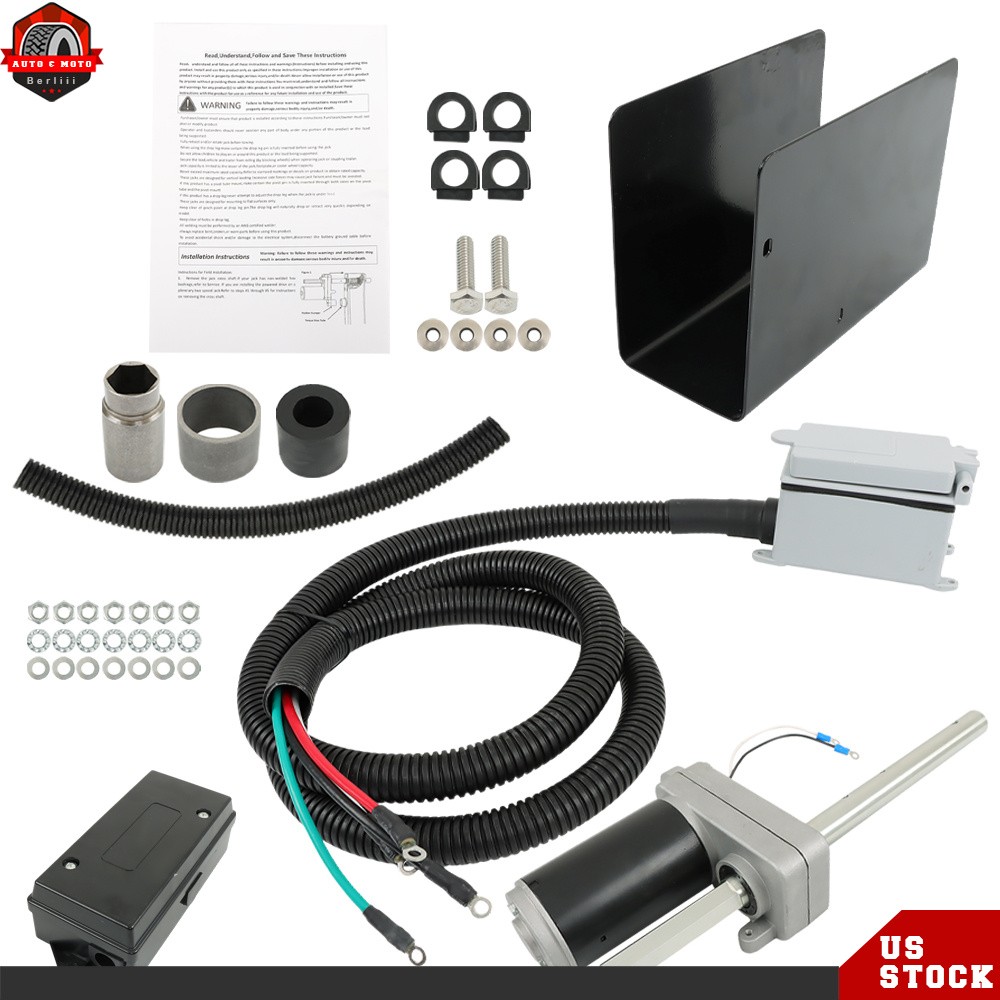 Electric Powered Trailer Jack Kit For Bulldog Landing Gear 12000 lbs 1824200100