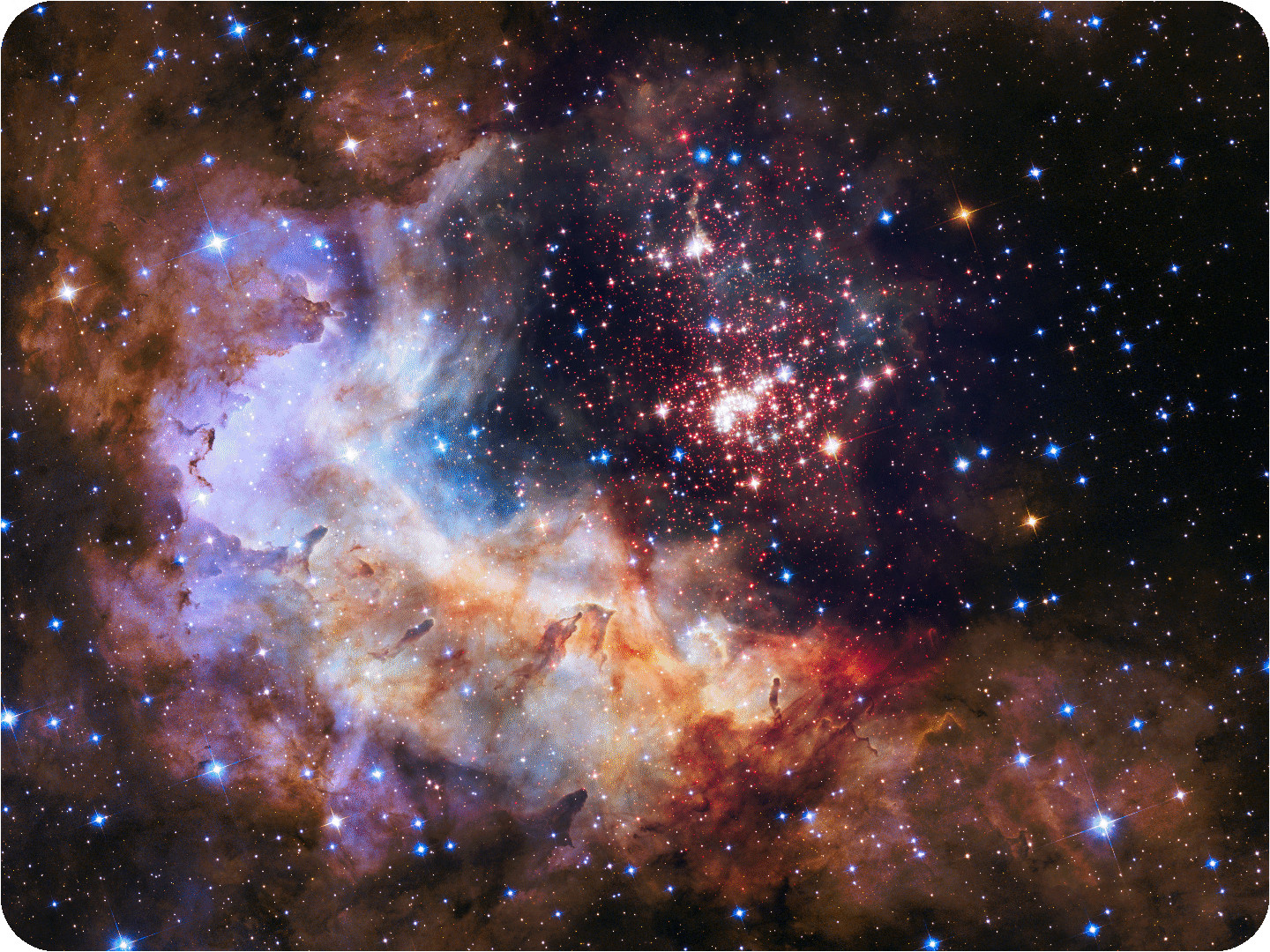 Celestial Fireworks (50 Piece Mini Puzzle)