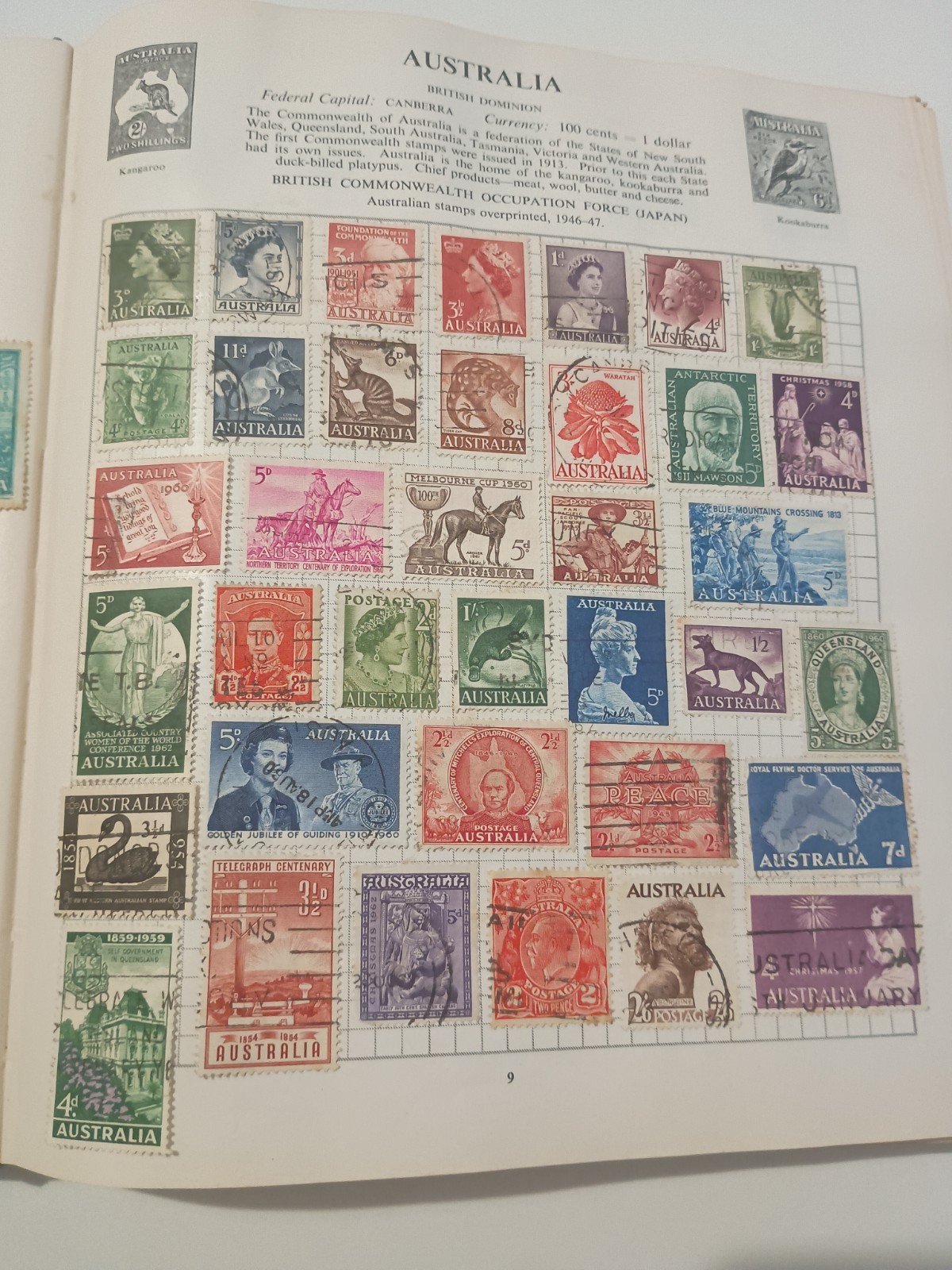Rare Vintage Worldwide Stamp Collection 900+ Stamps Organised Country Album