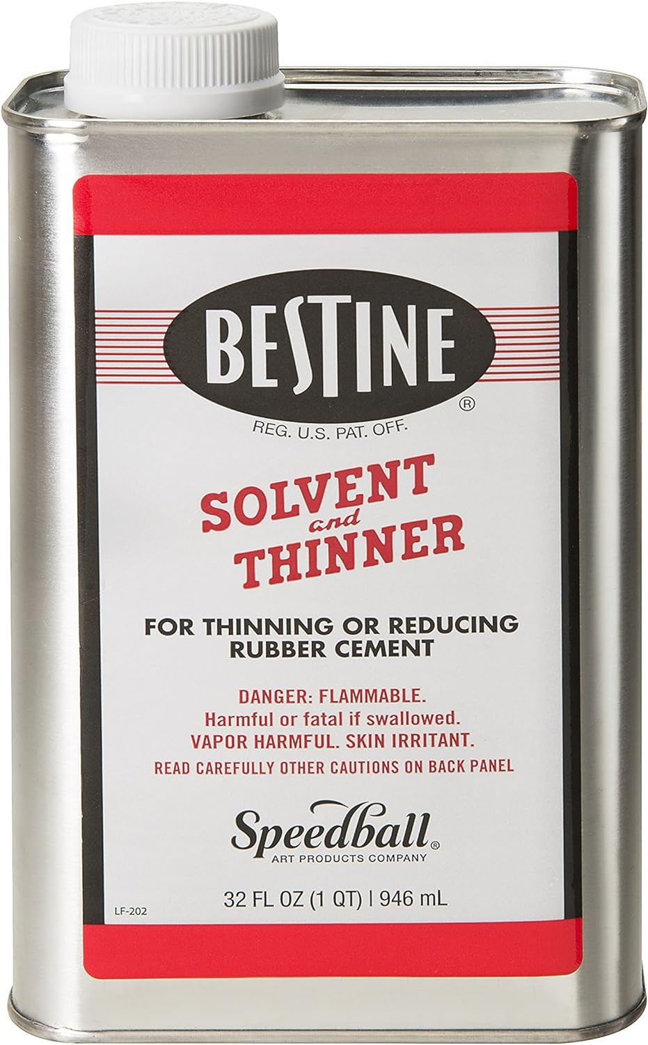 Bestine Solvent and Thinner for Rubber Cement – Cleans Ink, Adhesive and Parts,