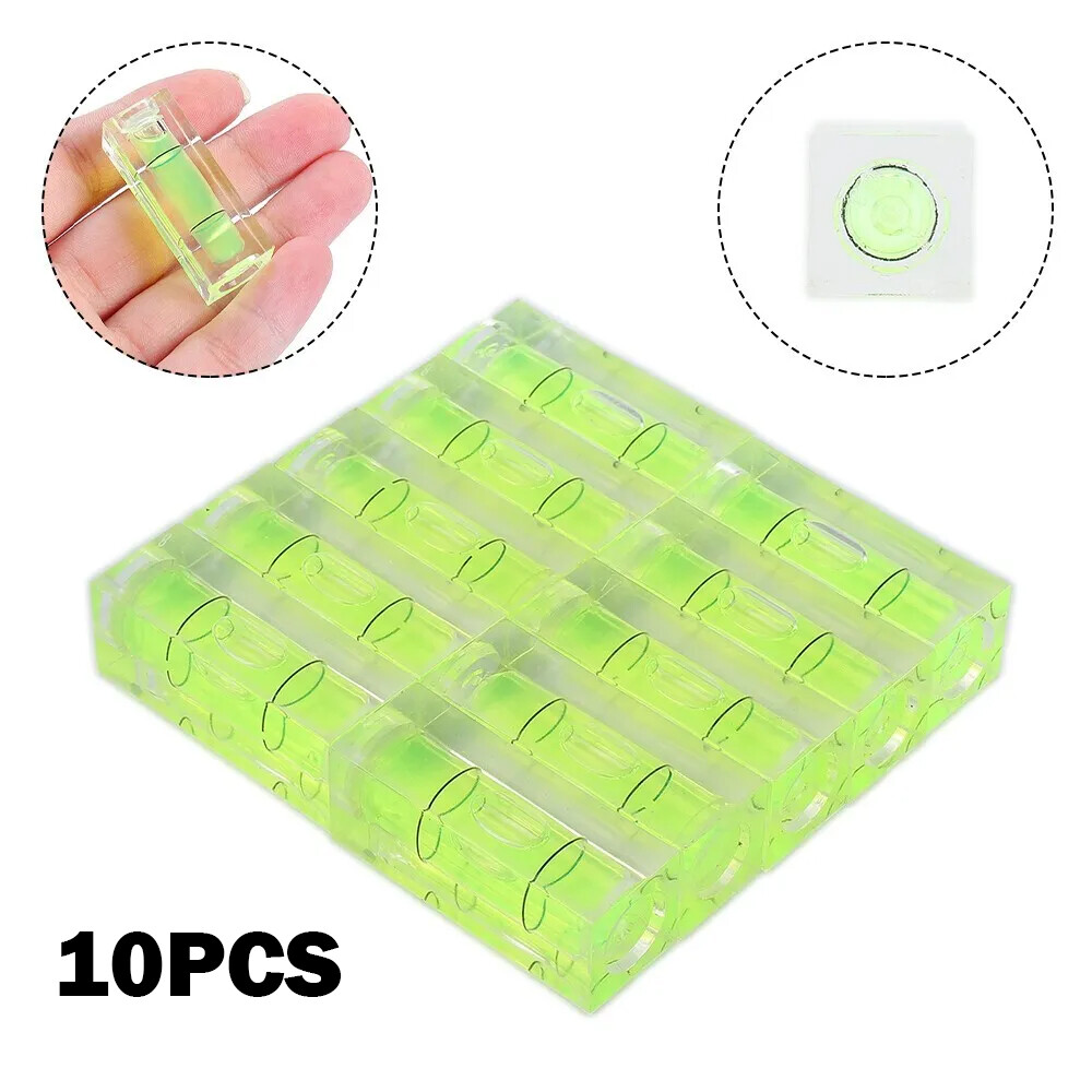 10Pcs Square Mini Spirit Level Bubble Small Leveller For Leveling Tubular 40mm