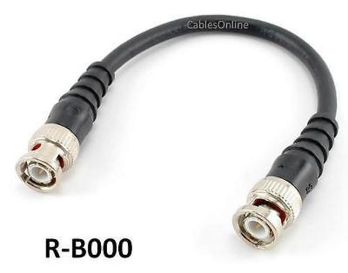 6 inch BNC RG59 75-Ohm  Male to Male Jumper Cable, CablesOnline R-B000