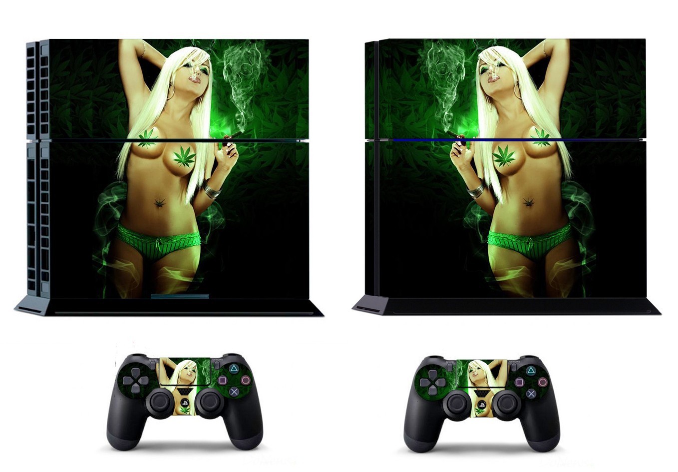 Babe 208 Vinly Skin Sticker for Sony PS4 PlayStation 4 and 2 controller skins