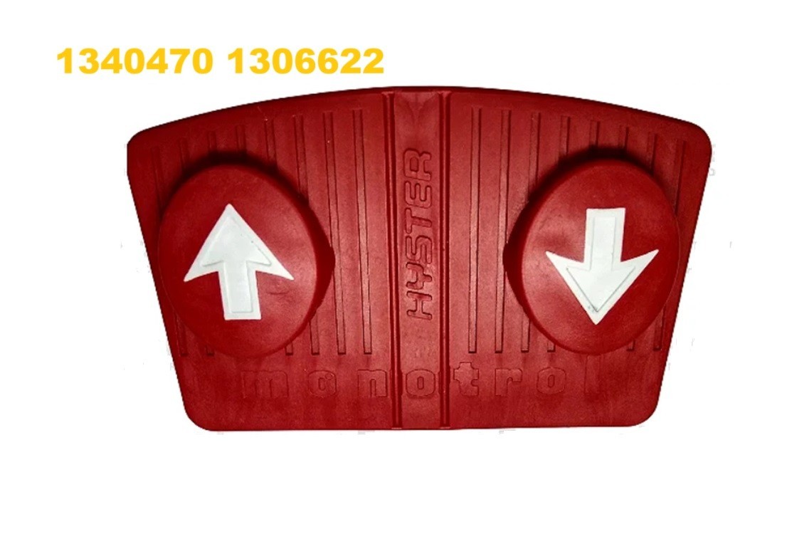 1340470 1306622 HYSTER FORKLIFT PEDAL PAD 580047527 YALE MONOTROL SYSTEM