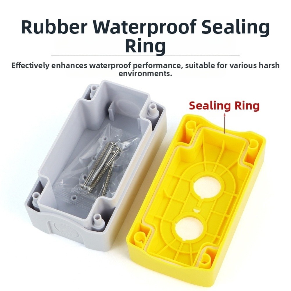 Bellmei IP65 Industrial Enclosure Control Box with Waterproof Push Button