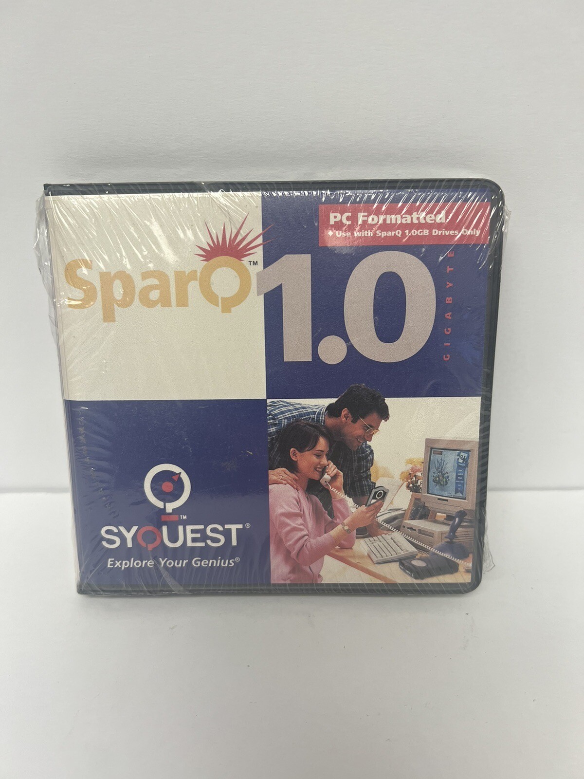 Sealed 1997 Syquest SparQ 1.0 GB Removable Cartridge New