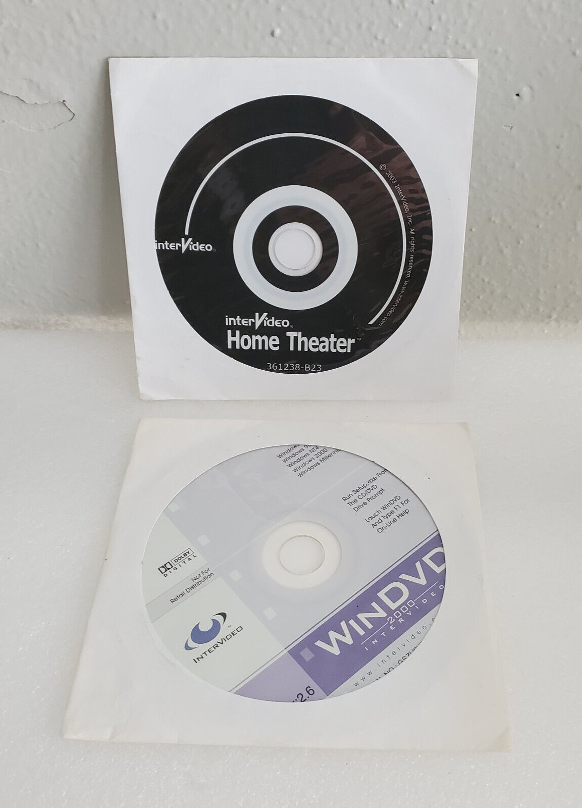 Intervideo WinDVD 2.6 & Intervideo Home Theater 2005  Playback Software Win 98