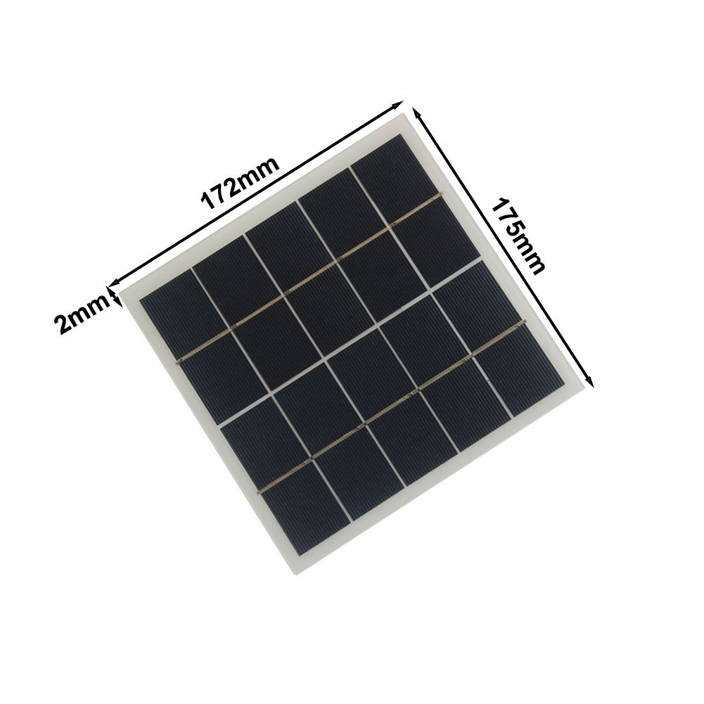 4W 5V Solar Charging Panel for Security and Portable Device Supply
