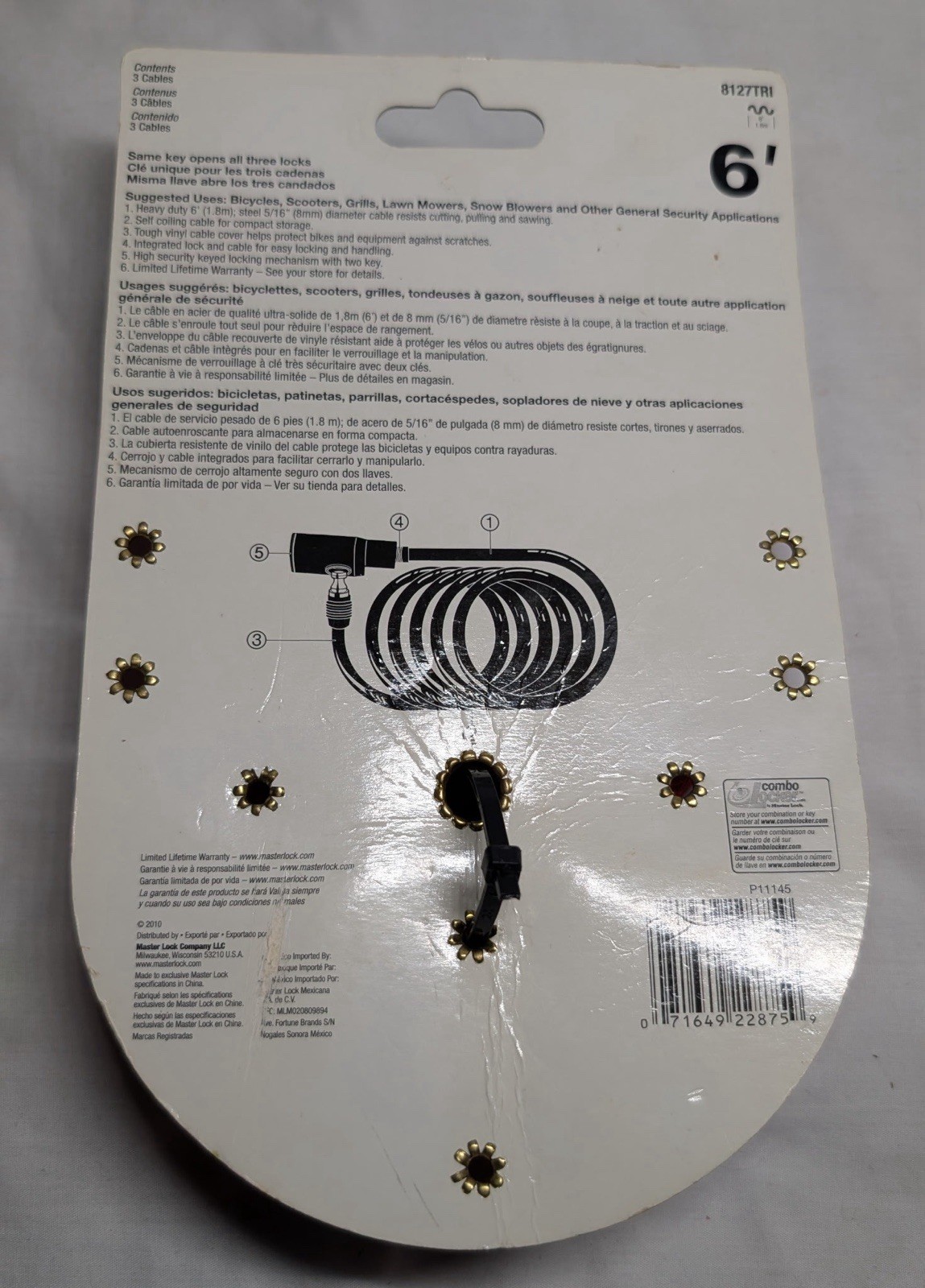 Master Lock 6ft