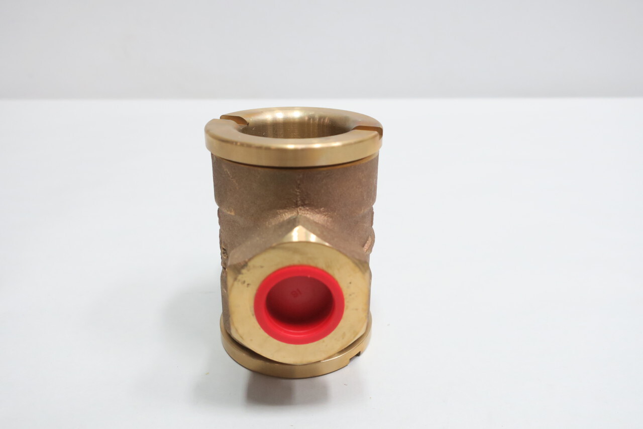 Eep Style 57 Bronze Threaded Gauge Glass Flow Indicator 3/4in