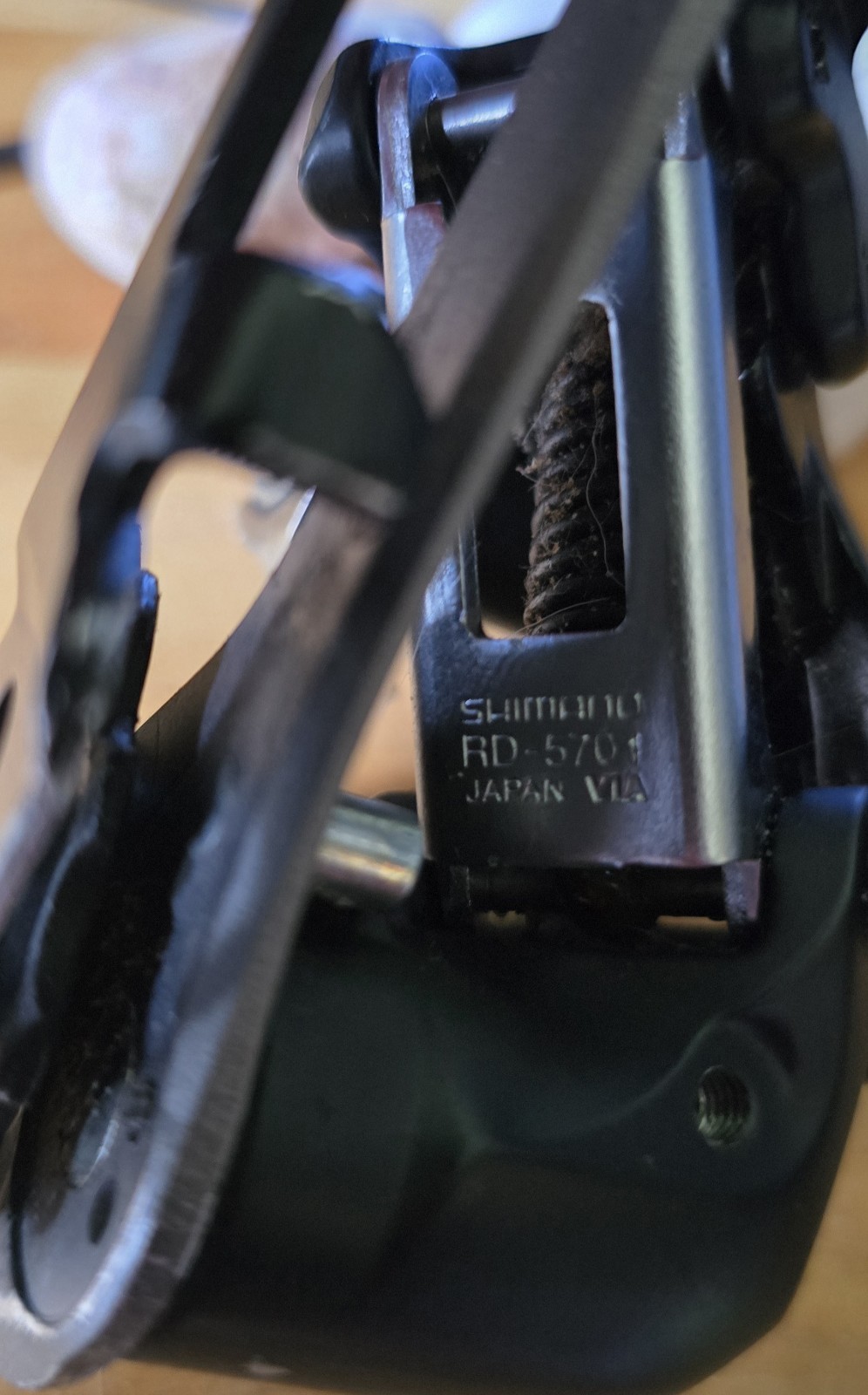 Shimano RD-5701L 105 Rear Derailleur Black- Used (For Parts)