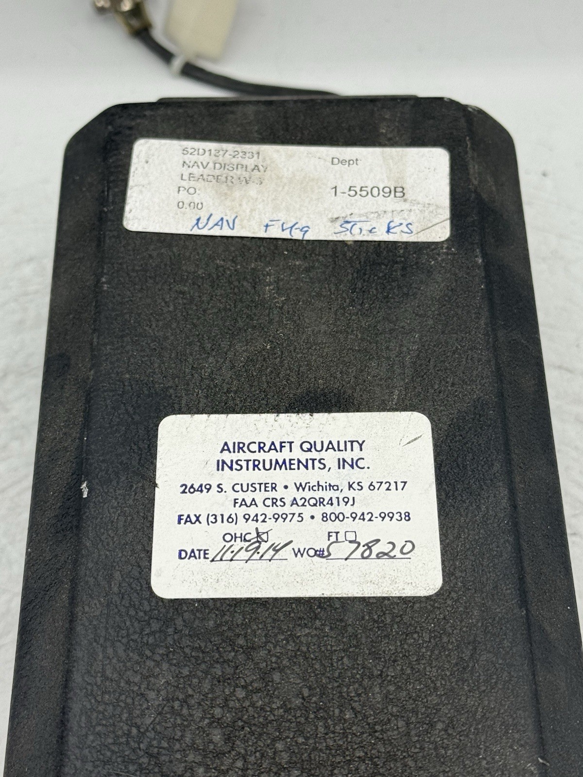 Edo-Aire 52D137-2331 Navigation Situation Display Indicator READ