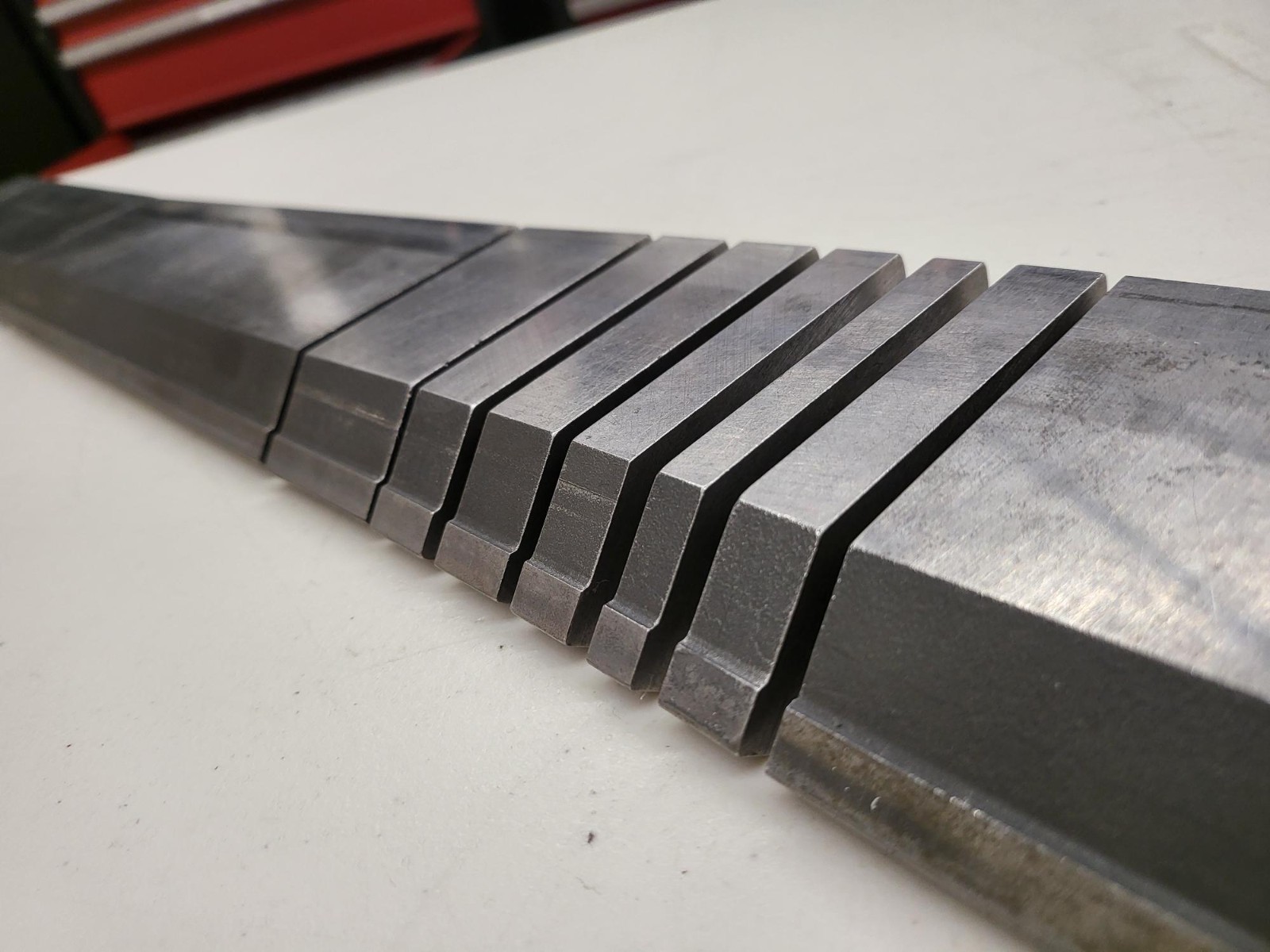 Amada Standard Press Brake Punch 88° at 32.75" Long Sectionalized 10 Pieces BTB2