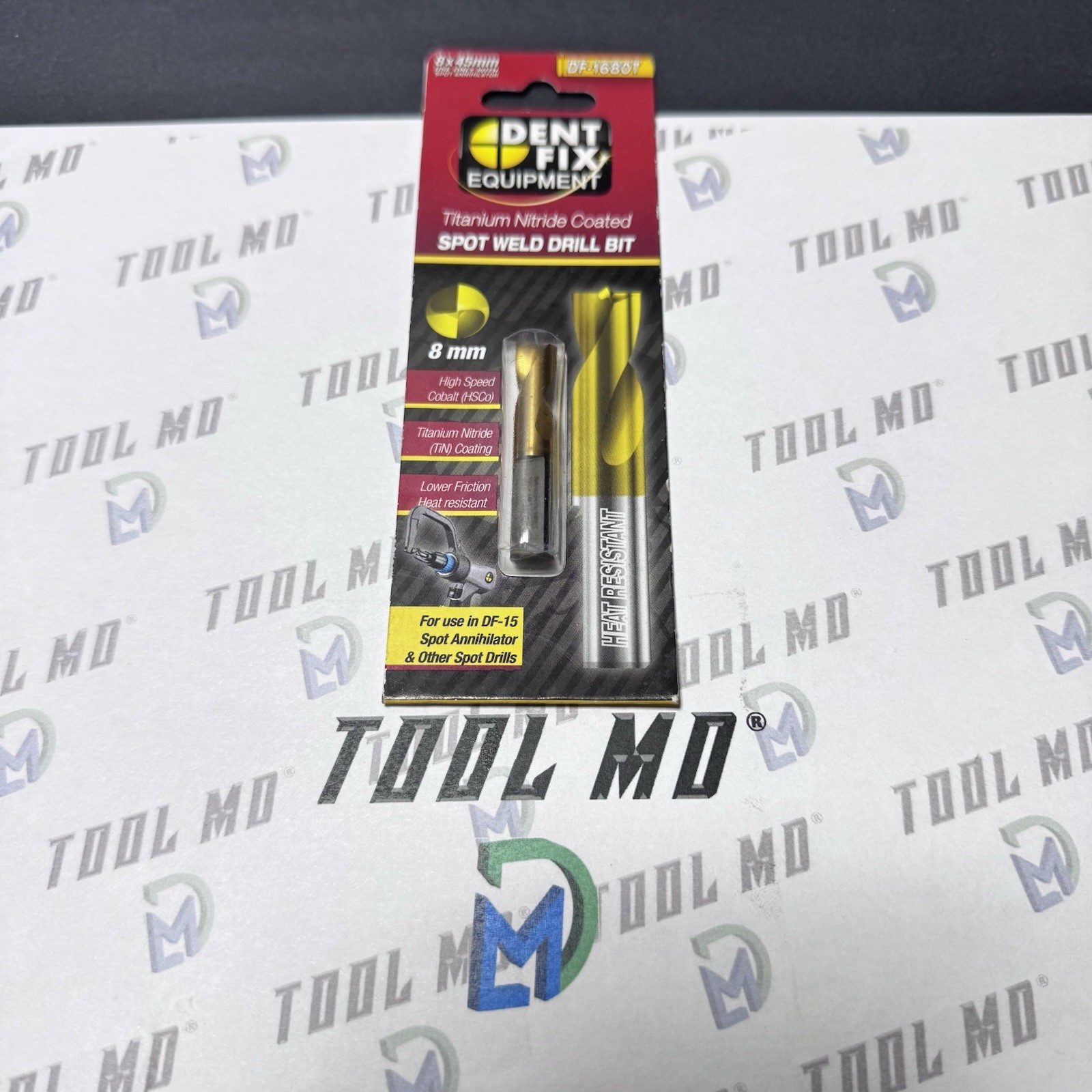 Dent Fix DF-1680T Titanium Nitride Drill Bit (8 x 45mm) NEW