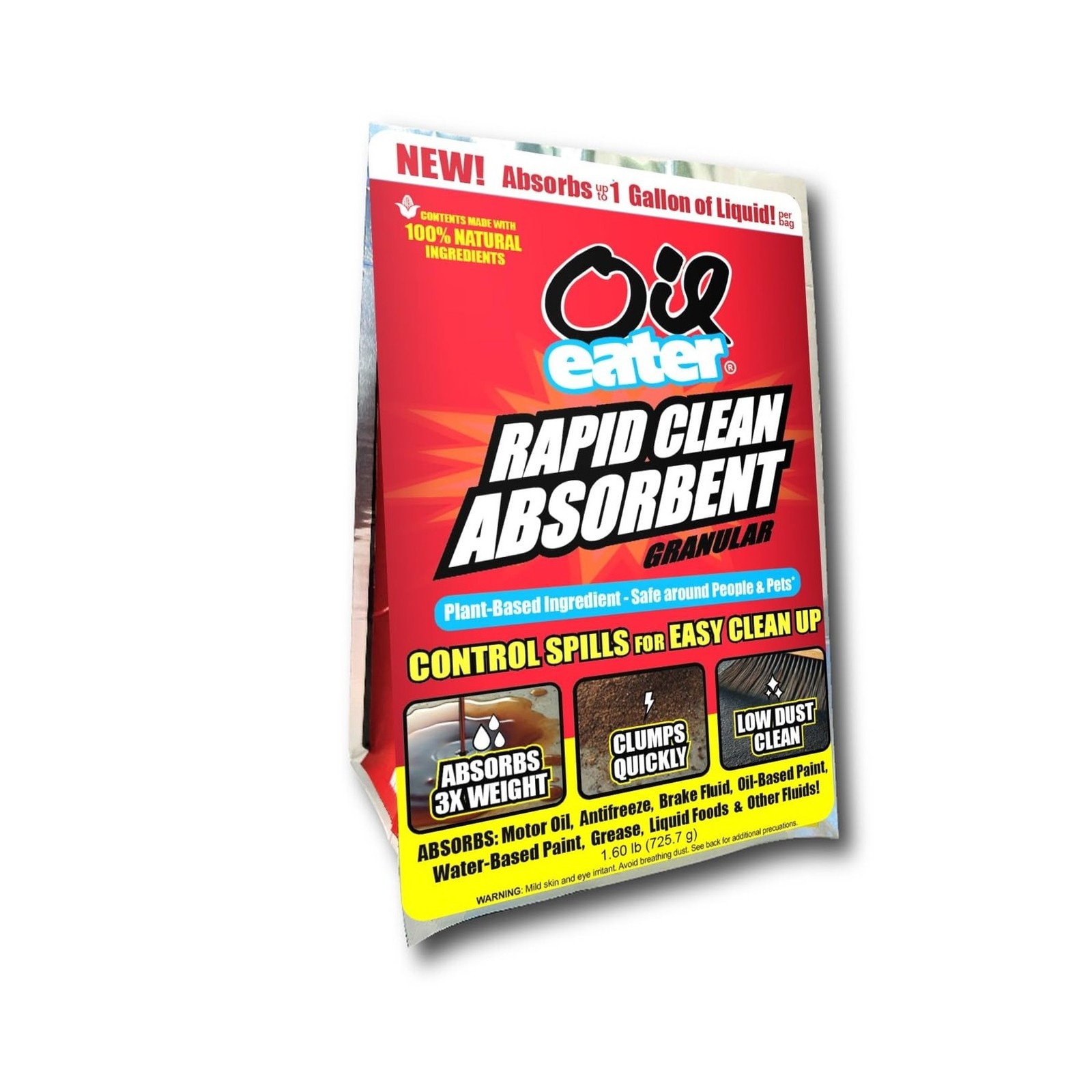 Rapid Clean Absorbent for Oil Spills, Automotive Spills, Paint Spills, Food S...