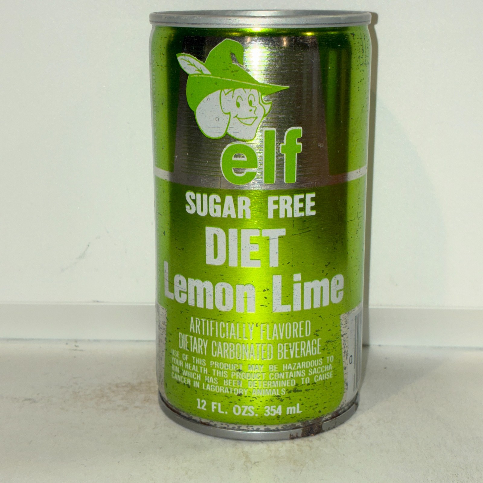 Elf Diet Lemon Lime soda can