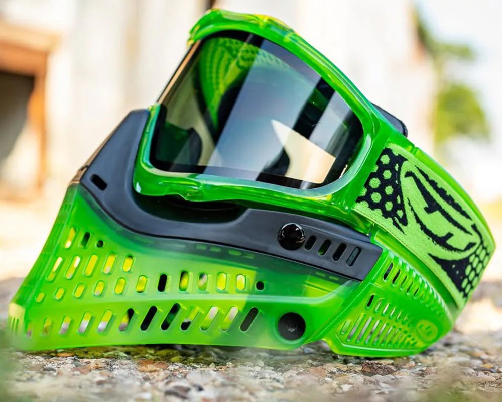 JT Spectra Proflex Paintball Mask – Lucky 15 Ice Lime (Black/Lime) | Thermal ...