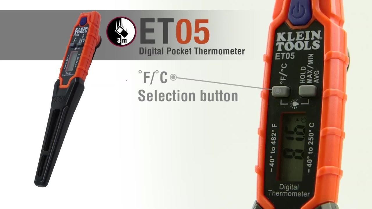 Klein Tools Digital Pocket Thermometer