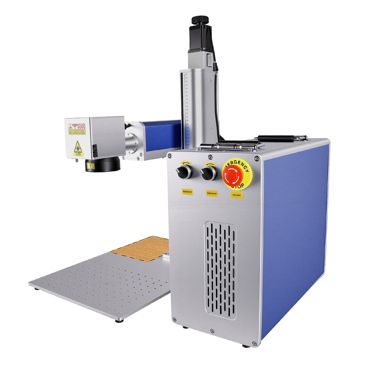 2.5D 200W JPT M7 Mopa Fiber Laser Marking Machine Metal Deep Relief Engraving