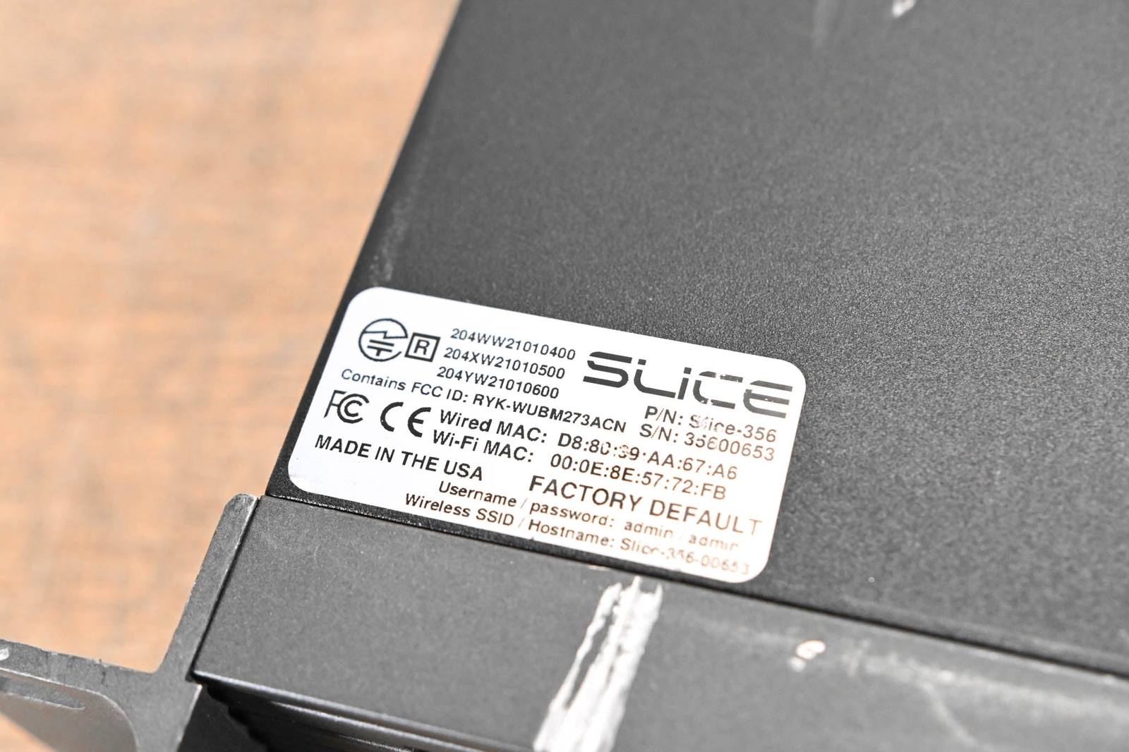 Teradek Slice-356 Rackmount HD-SDI H.264 Decoder CG000SE