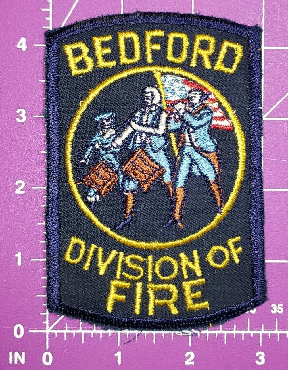 Bedford NJ Division of Fire vintage Shoulder patch