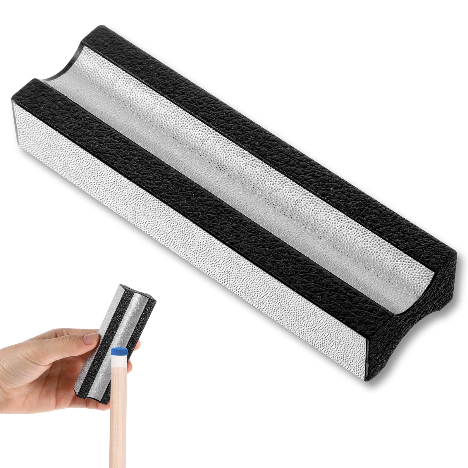 Ymapinc Pool Cue Tip Shaper, Cue Tip Shaper for Billiards Enthusiasts Stainle...