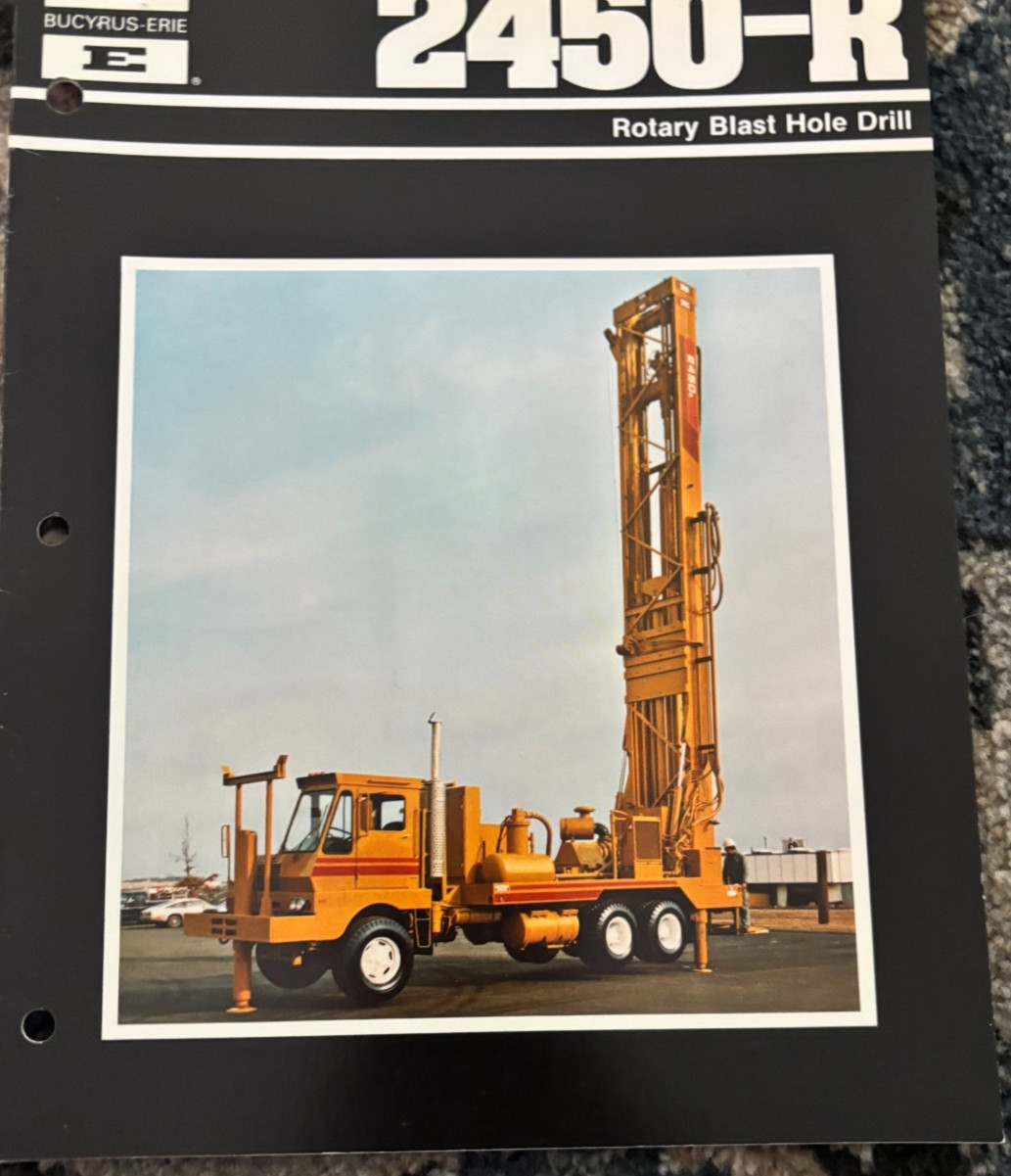 Bucyrus Erie 2450-R Rotary Blast Hole Drill Brochure AMIL25