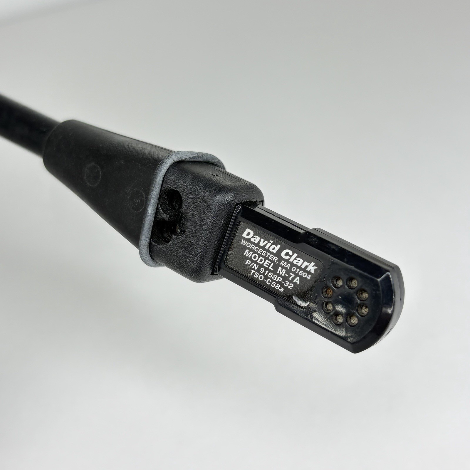 David Clark H10-13.4 Aviation Headset Missing Mic Cover