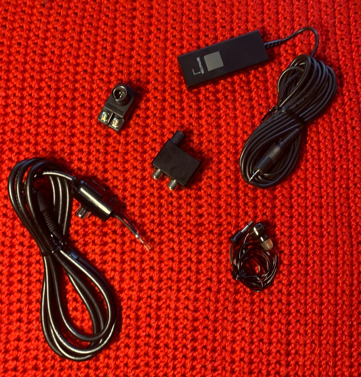 PANASONIC VCR TV 300 VSQW0001 Camcorder Remote & 75 Ohm Coax Antenna Cable kit