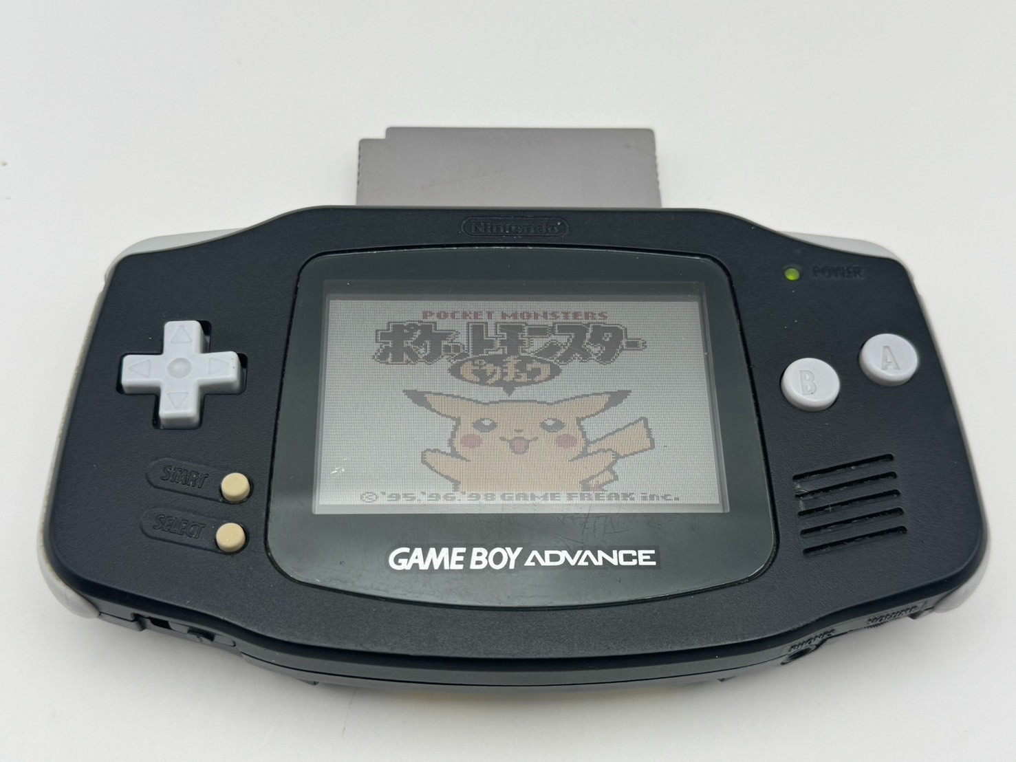 Nintendo Game Boy Advance Black  Pink AGB-001 Console Japan Tested 15+