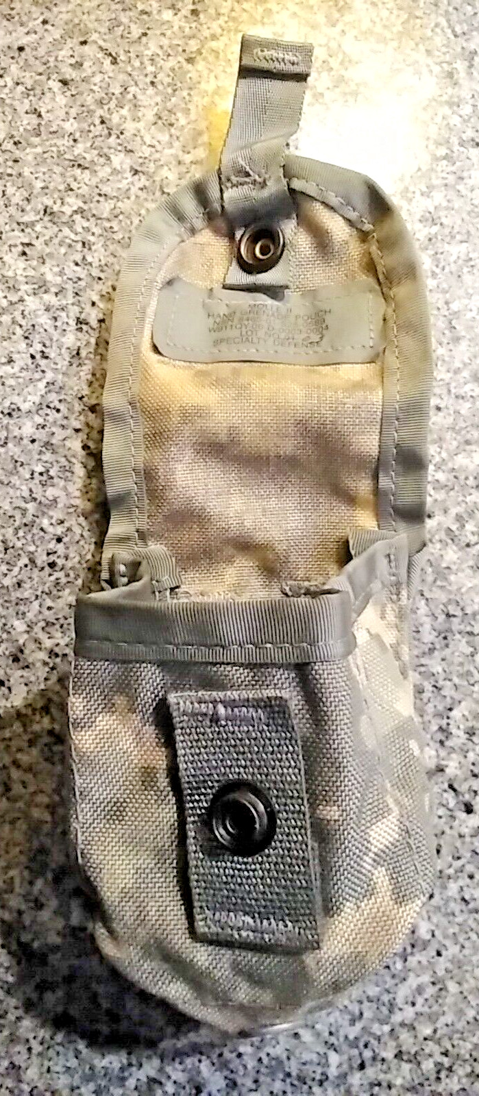 US Military Hand Grenade pouch ACU Molle II NSN 8465-01-525-0589