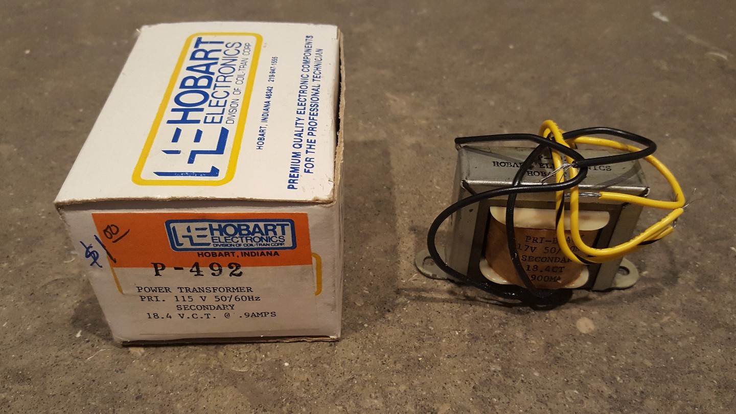 Hobart P-492 Power Transformer 115 v 50/60 Hz