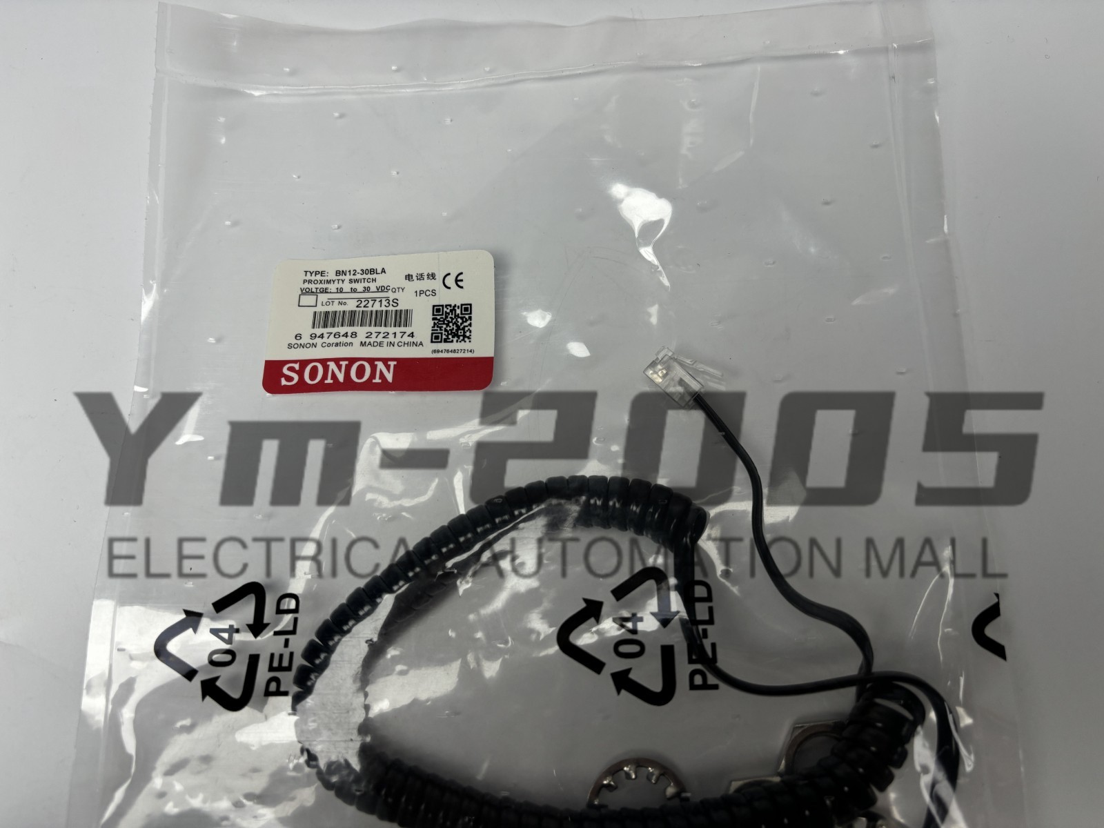 1 PC New SONON BN12-30BLA 10-30VDC 2m Proximity Switch