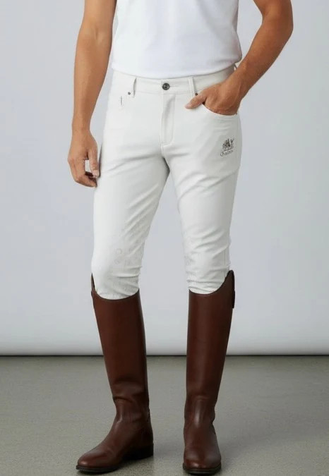 Quadriga [BOND] Eyelet Culottes for Men / Logo G