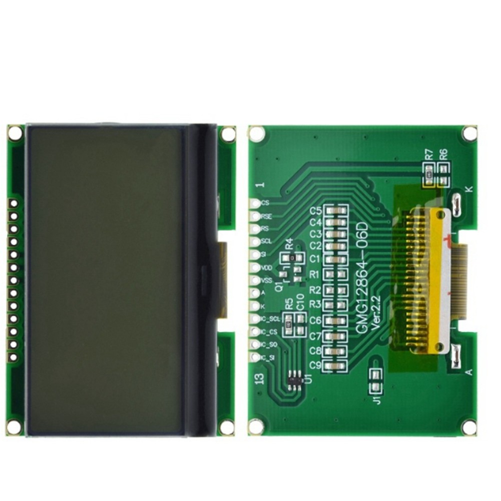 LCD12864-06D Module 128x 64 DOTS COG LCD Module ST7565 Driver Module Grey W6M9