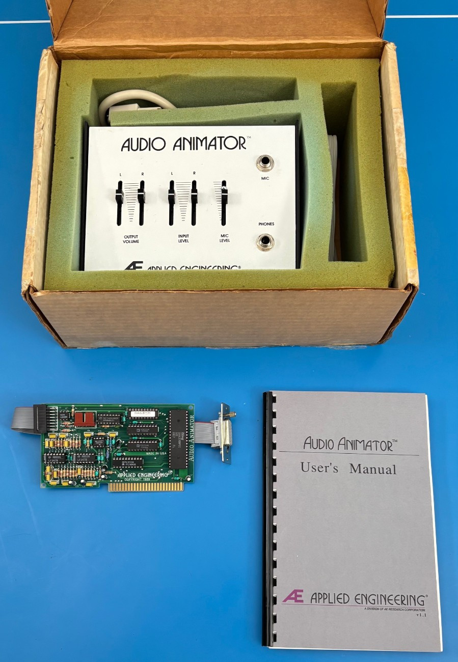 Applied Engineering - Audio Animator Midi/Audio Break Out box & Card Apple II GS