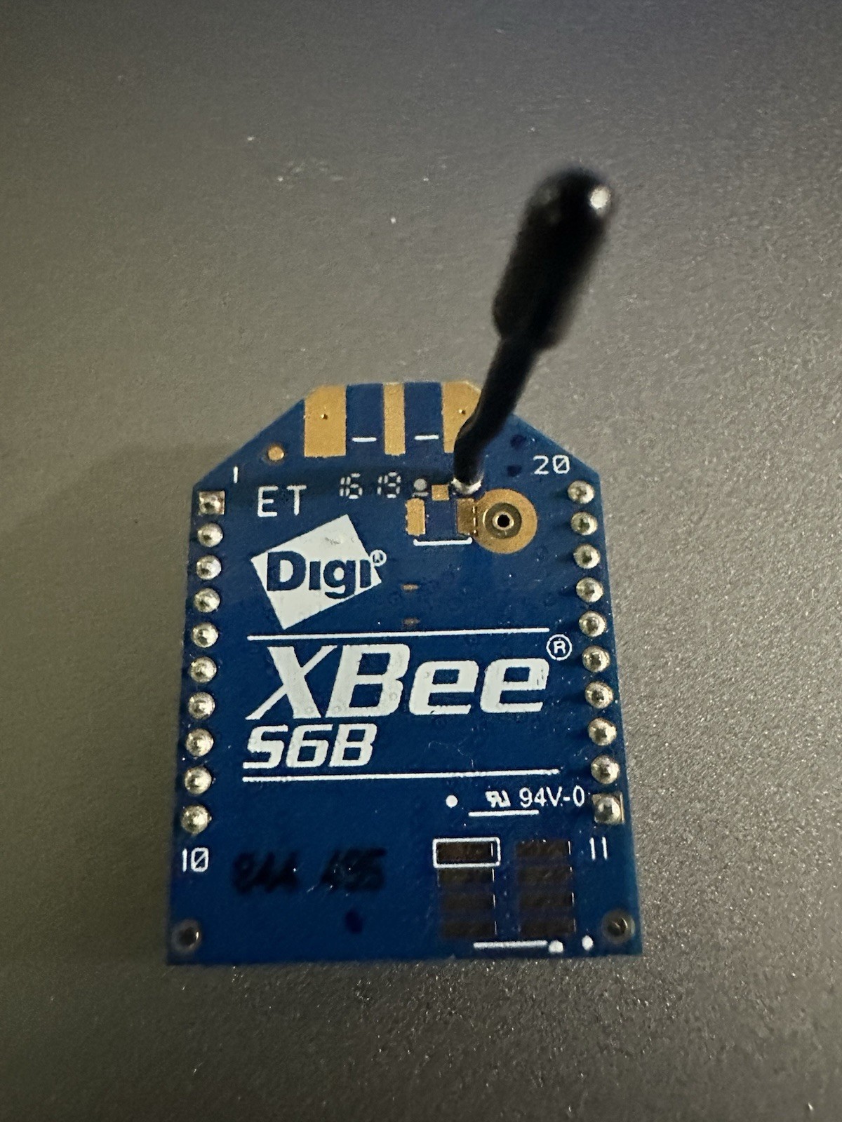 Digi Xbee Wi-Fi (S6B) U.FL Antenna Through-Hole XB2B-WFUT-001