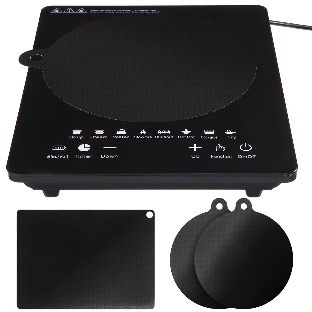 4 Pcs Induction Cooktop Cover Heat Resistant Cooker Insulation Pad