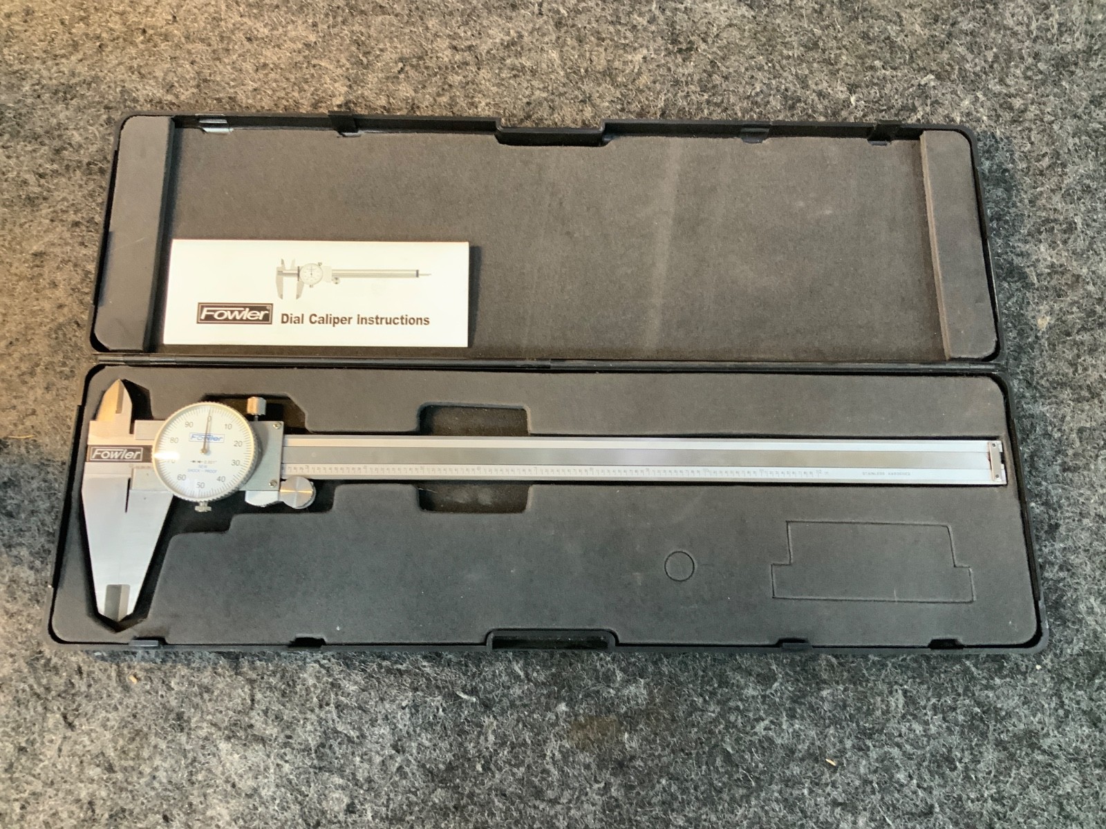 Fowler 12" Extended Range Dial Caliper