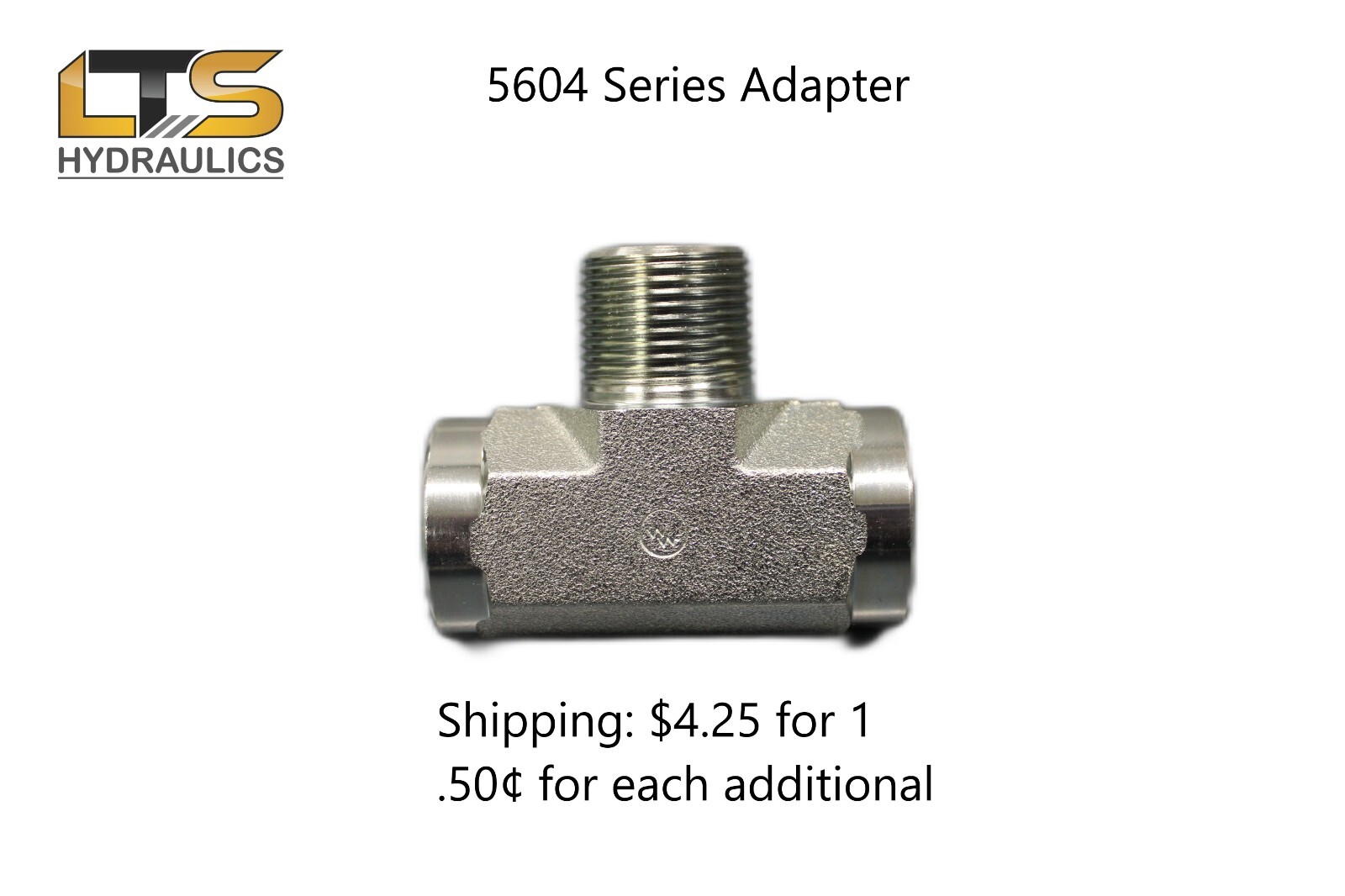 5604-12-12-12 Zinc Plated Steel Pipe Adapter 3/4" FNPT x 3/4" MNPT x 3/4" FNPT