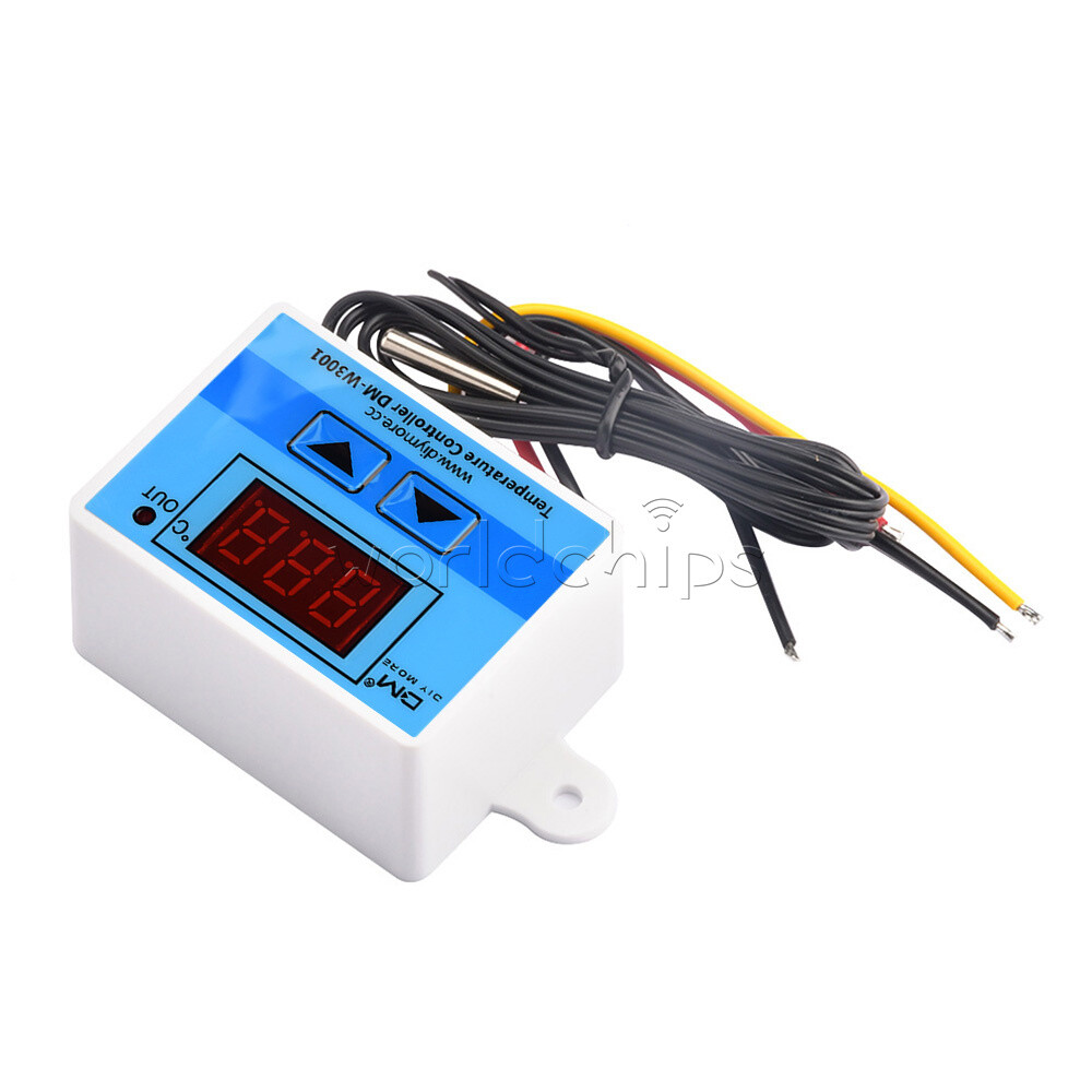 AC 220V w3001 LED Temperature Controller 10A Thermostat Control Switch Probe