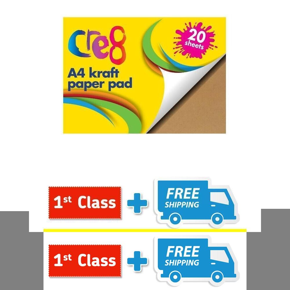 A4 Kraft Paper Pad, 20 sheets