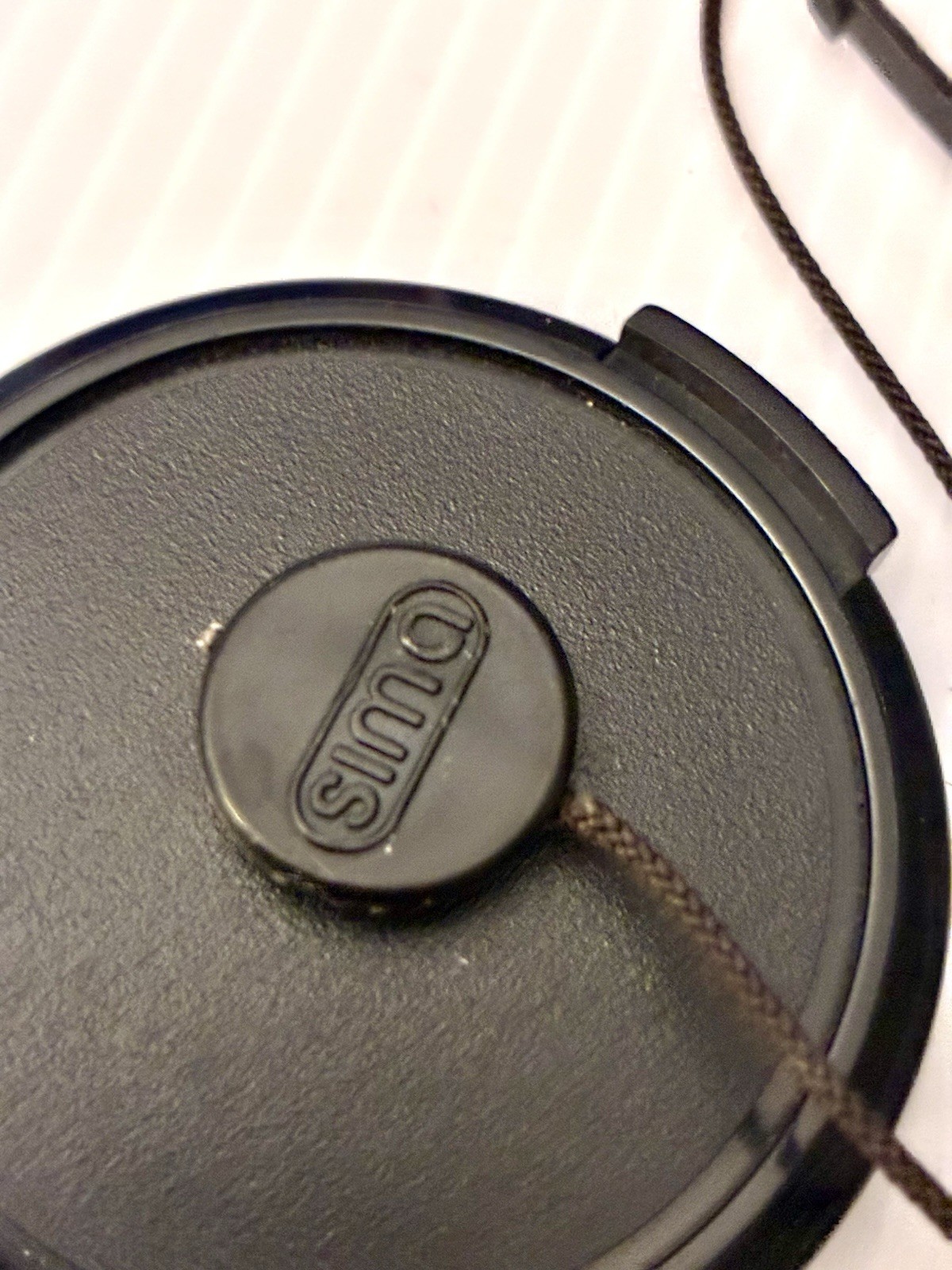 Sima Camera Lens Cap With string Vintage Genuine Read