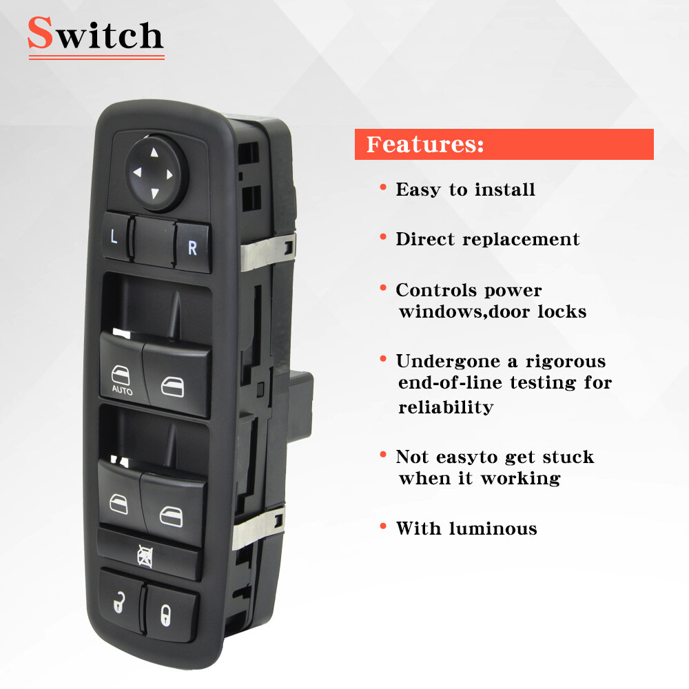 Master Power Window Switch Driver Side For Jeep Liberty 2008-2012 Nitro Journey